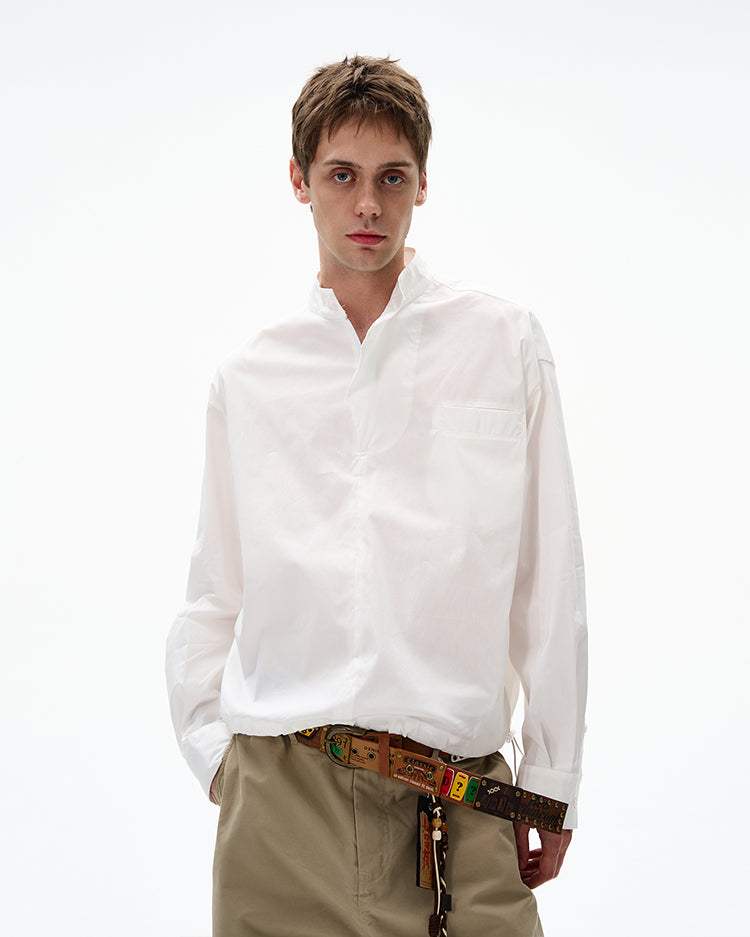 MADWITCH UNISEX HALF-ZIP PULLOVER SHIRT #C248Q25