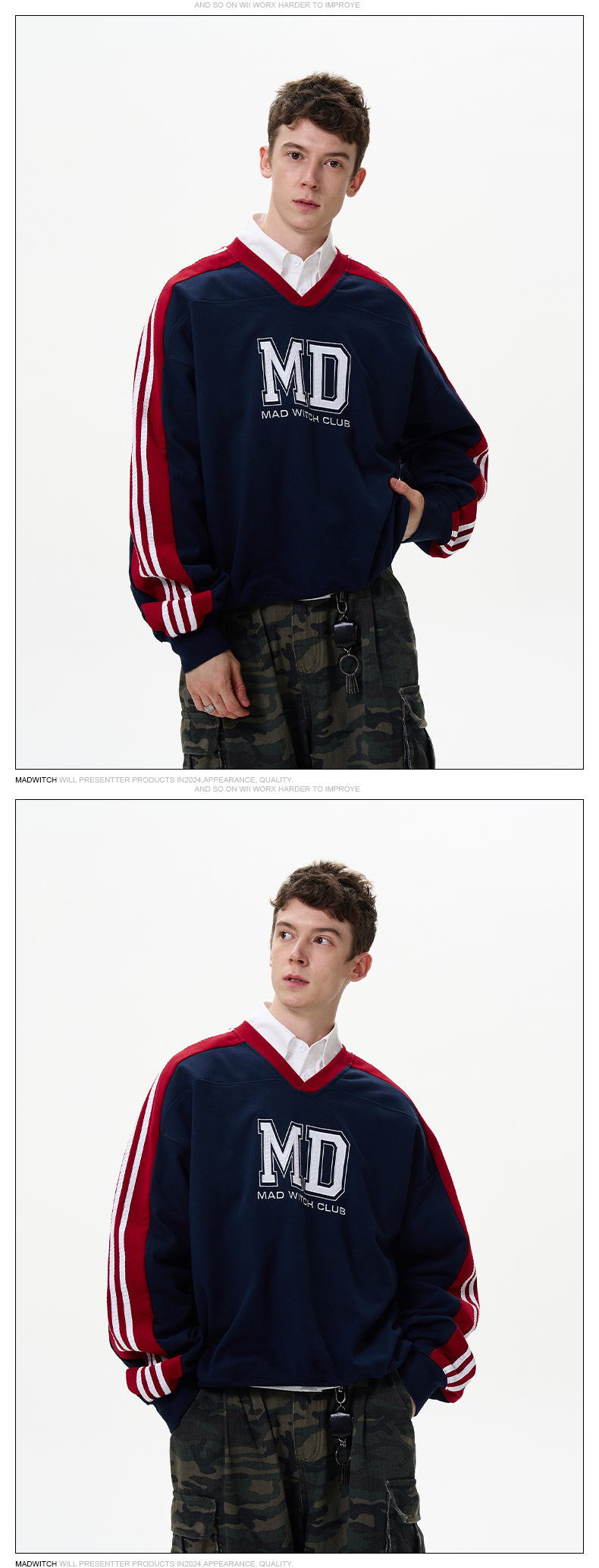MADWITCH ORIGINAL SPORTY SWEATSHIRT #MD3610