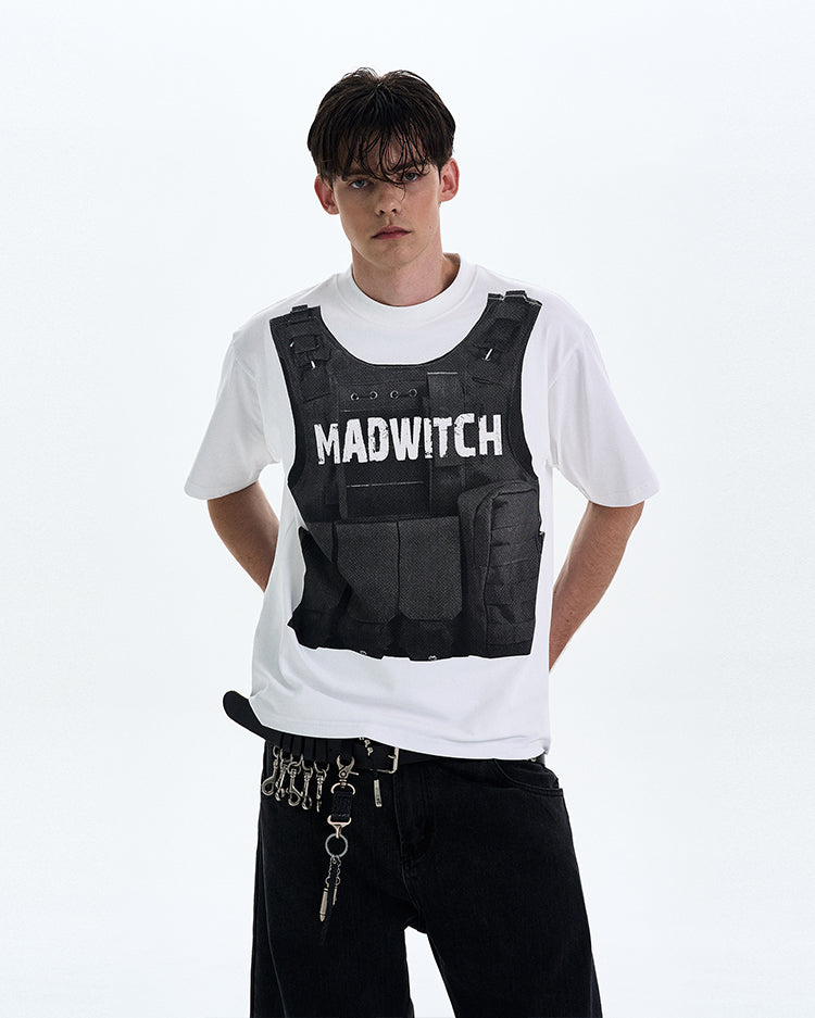 MADWITCH ORIGINAL TACTICAL VEST T-SHIRT #MD4190
