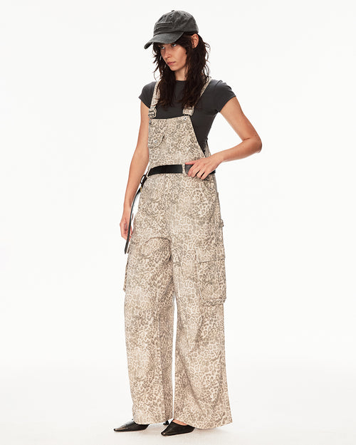 MADWIT HIGH STREET LEOPARD OVERALLS #CK3575