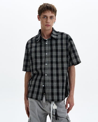MADWITCH VINTAGE CHECK SHIRT #CR226