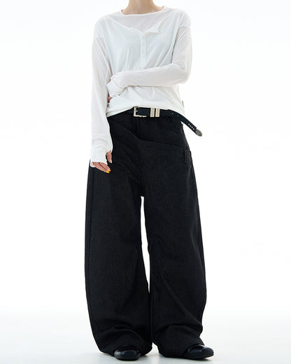 MADWITCH STRAIGHT LEG CASUAL DENIM JEANS #DY990