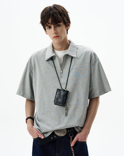 MADWITCH ZIPPED POLO TSHIRT #6977