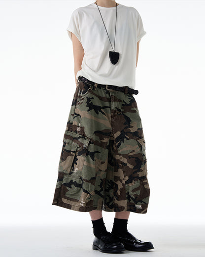MADWITCH DISTRESSED CAMO CARGO #CK3512D