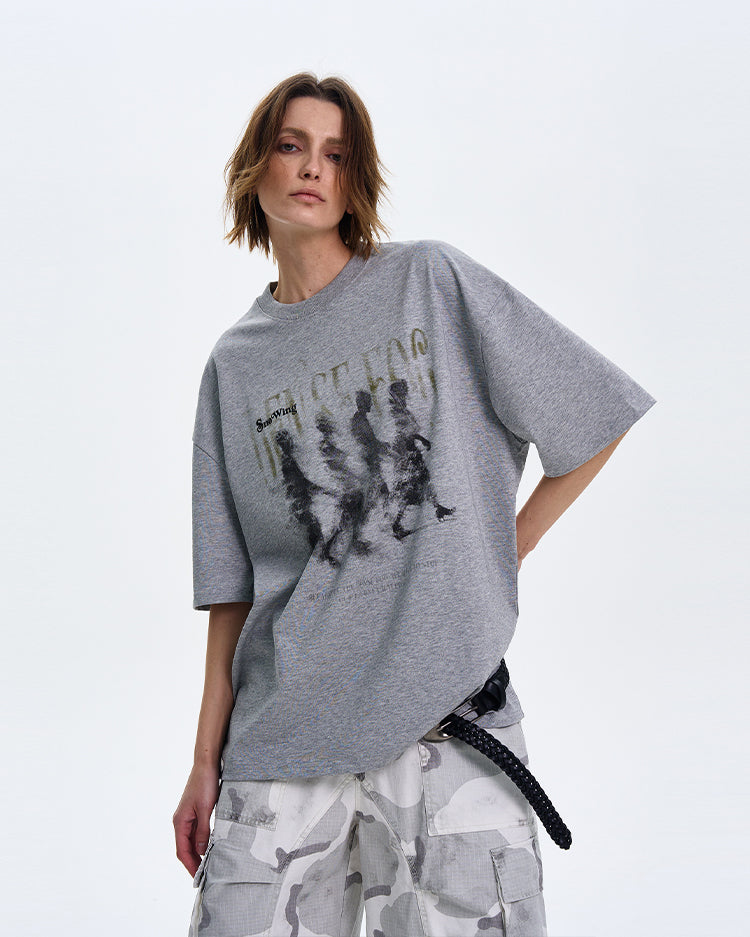 MADWITCH AMERICAN VINTAGE CASUAL T-SHIRT #324