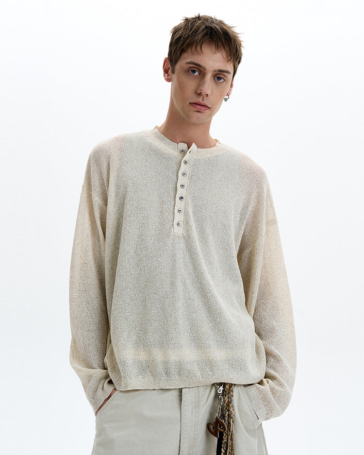 MADWITCH VINTAGE MESH KNIT LONG SLEEVE #68803