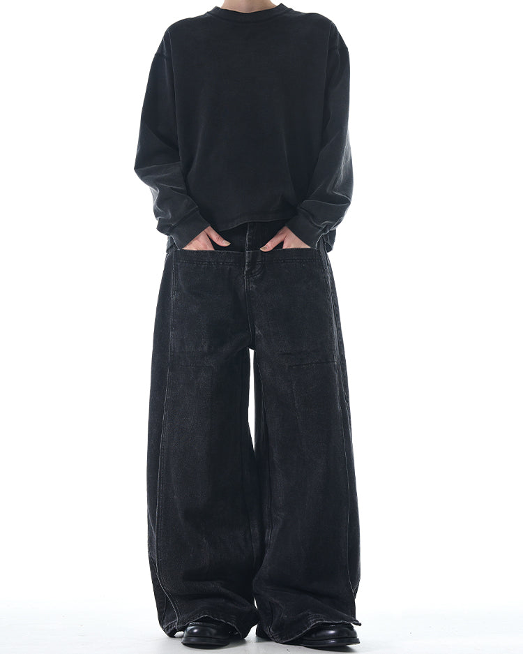 MADWITCH VINTAGE NICHE DENIM PANTS #G6633