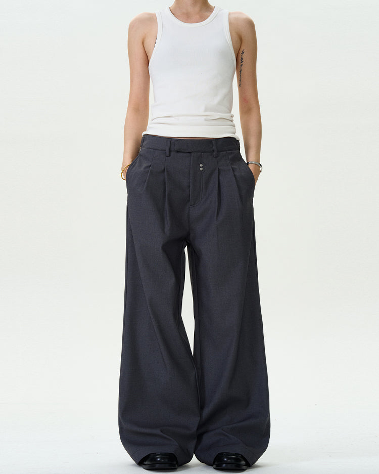 MADWITCH CASUAL STRAIGHT LEG TROUSERS #CK6619