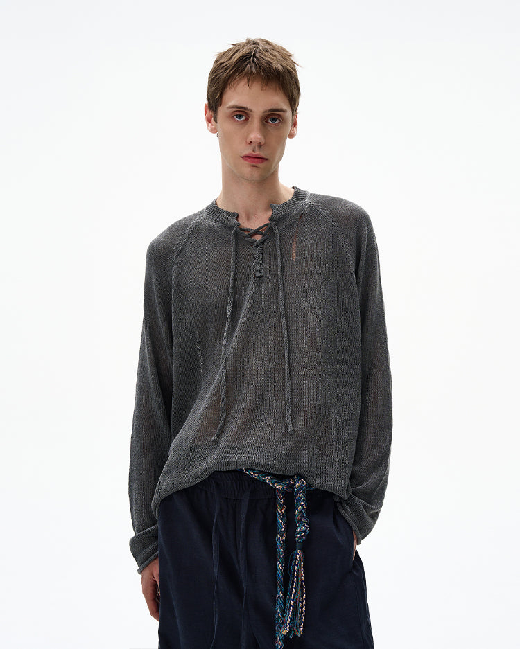 MADWITCH UNISEX EARLY FALL KNIT LONG SLEEVE #MY001-S