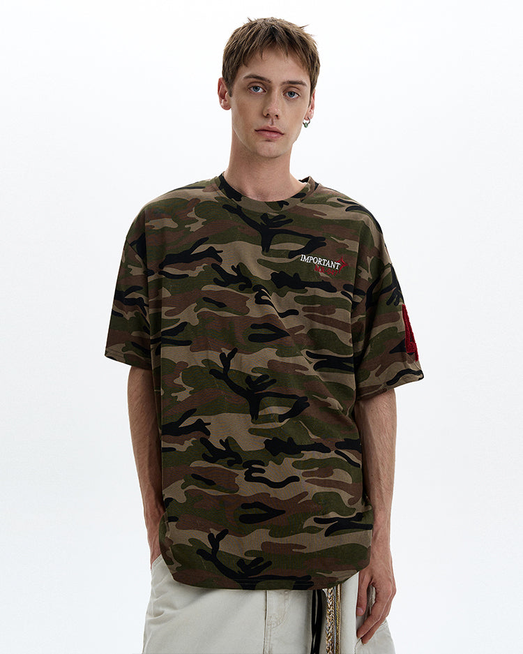 MADWITCH CHCAMO EMBROIDERED TEE #8770