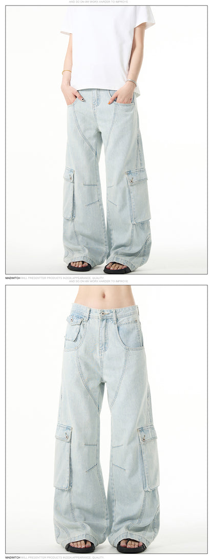 MADWITCH LIGHT WASH JEANS #K3302