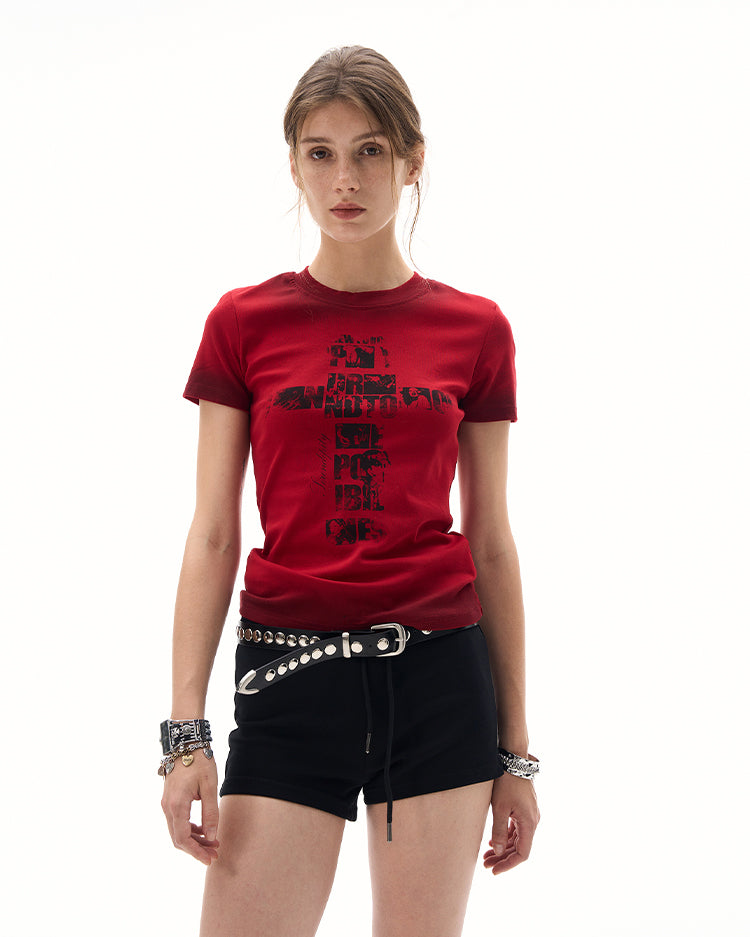 MADWITCH WAIST-DEFINING BABE TEE #22682C25