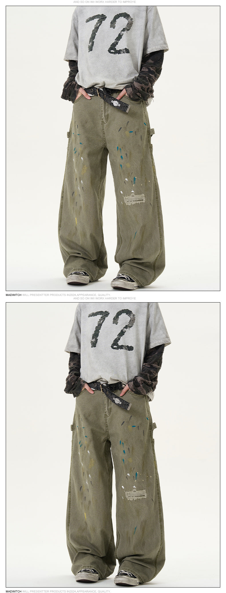 MADWITCH UNISEX LUMBER JEANS #CK9329
