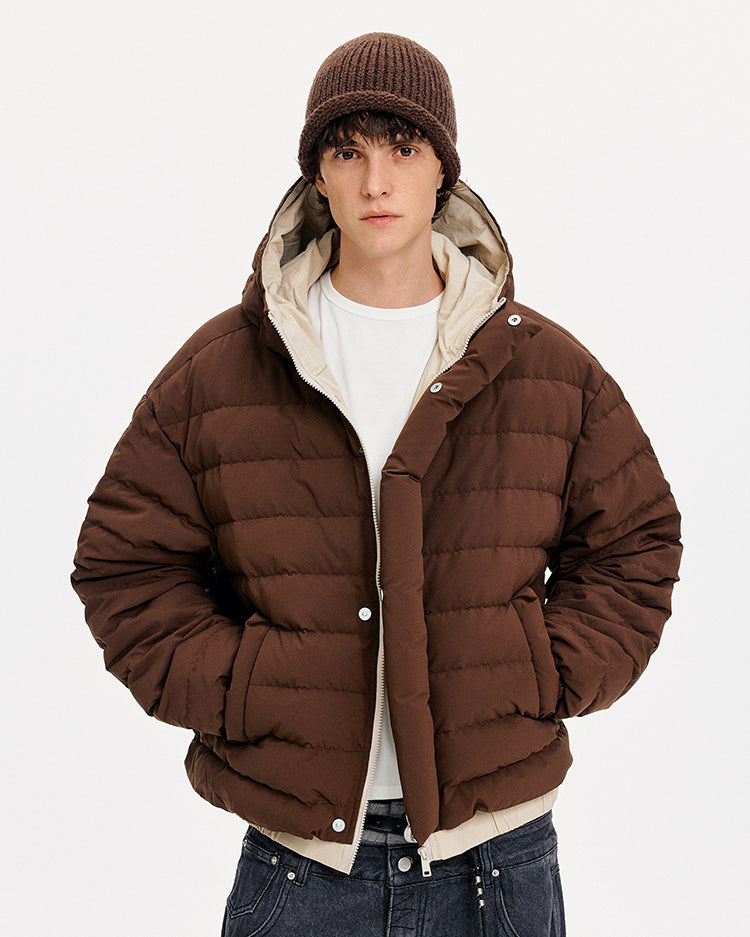 MADWITCH QUILTED HOODED DOWN JACKET #880651