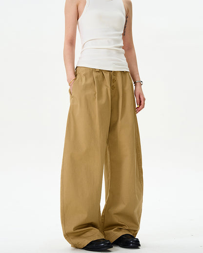 MADWITCH BUTTON-FLY BAGGY CASUAL PANTS #CK6613