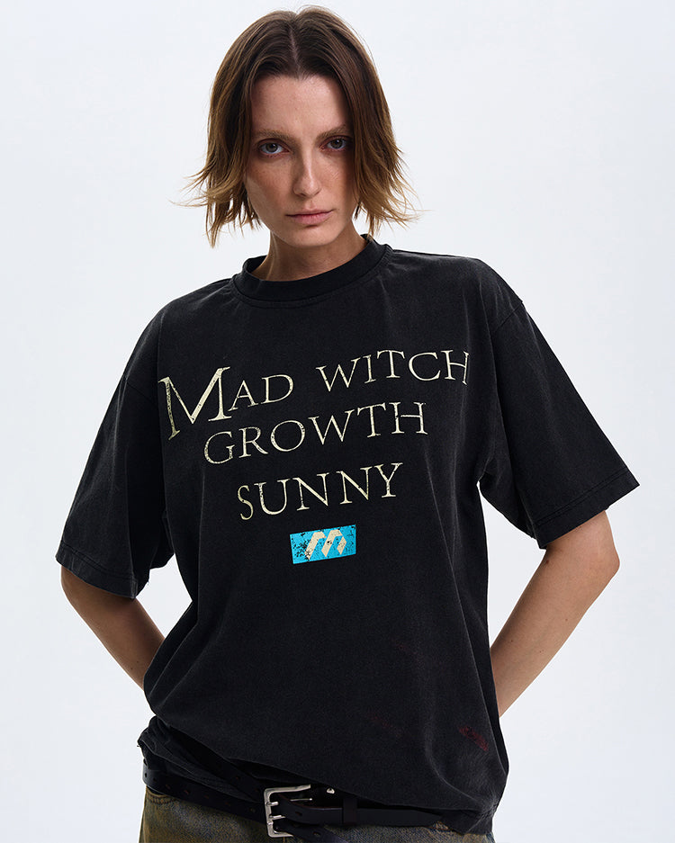 MADWITCH INS STYLE CASUAL SHORT-SLEEVE T-SHIRT #MD4139