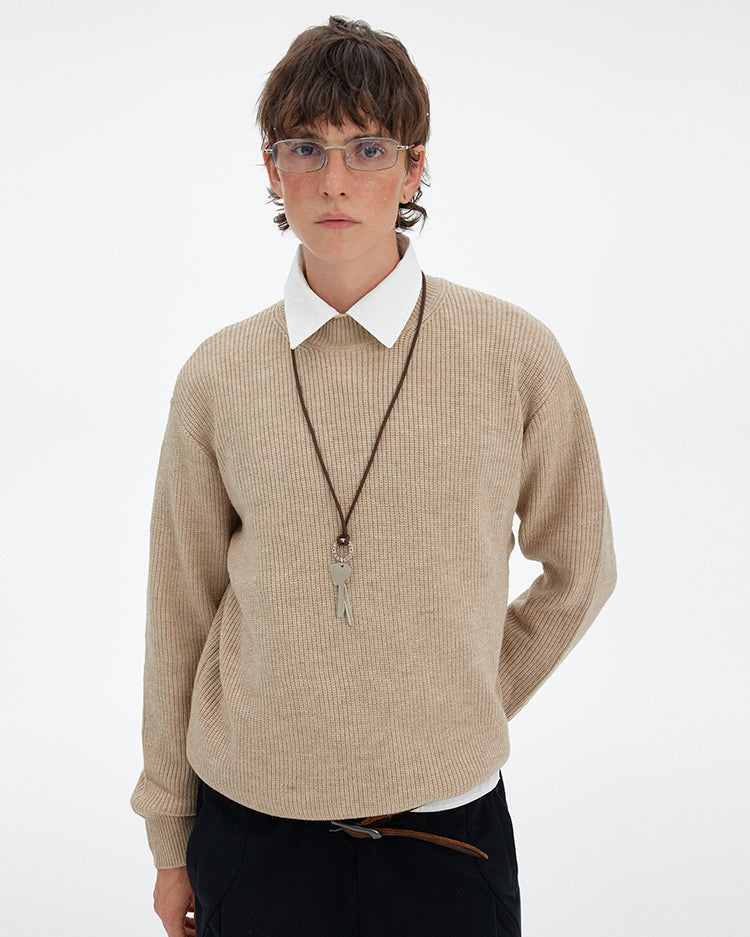 MADWITCH MINIMAL PULLOVER KNIT SWEATER #80390