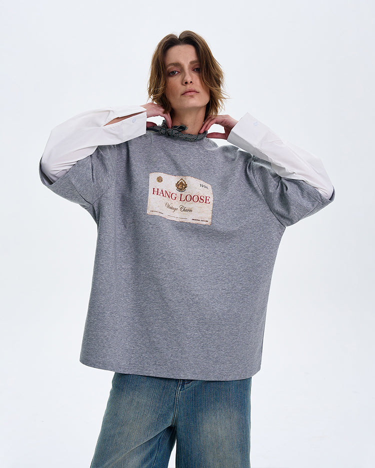 MADWITCH COUPLE’S CASUAL LONG-SLEEVE SHIRT #T555