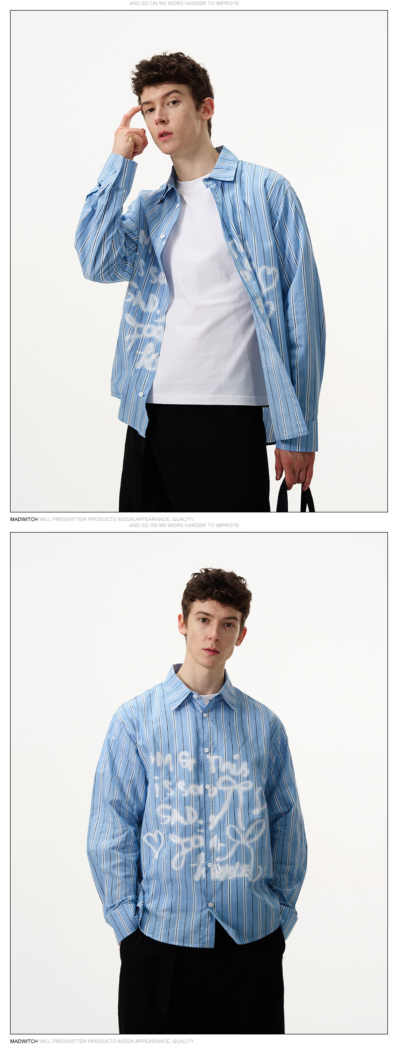 MADWITCH COZY FITTED SHIRT #CY107