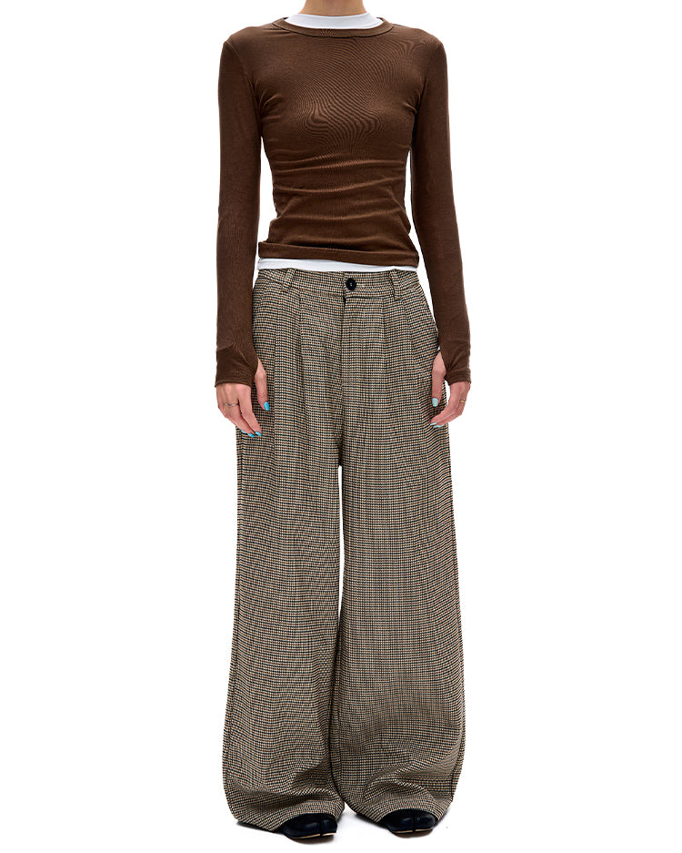 MADWITCH DOGTOOTH PATTERN PANTS #OM6503