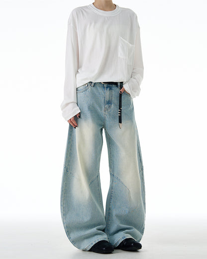 MADWITCH DRAPE WASHED DENIM #CK9615