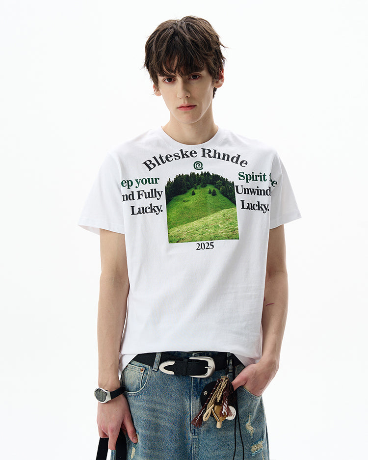 MADWITCH BOXY CROPPED TEE #L893