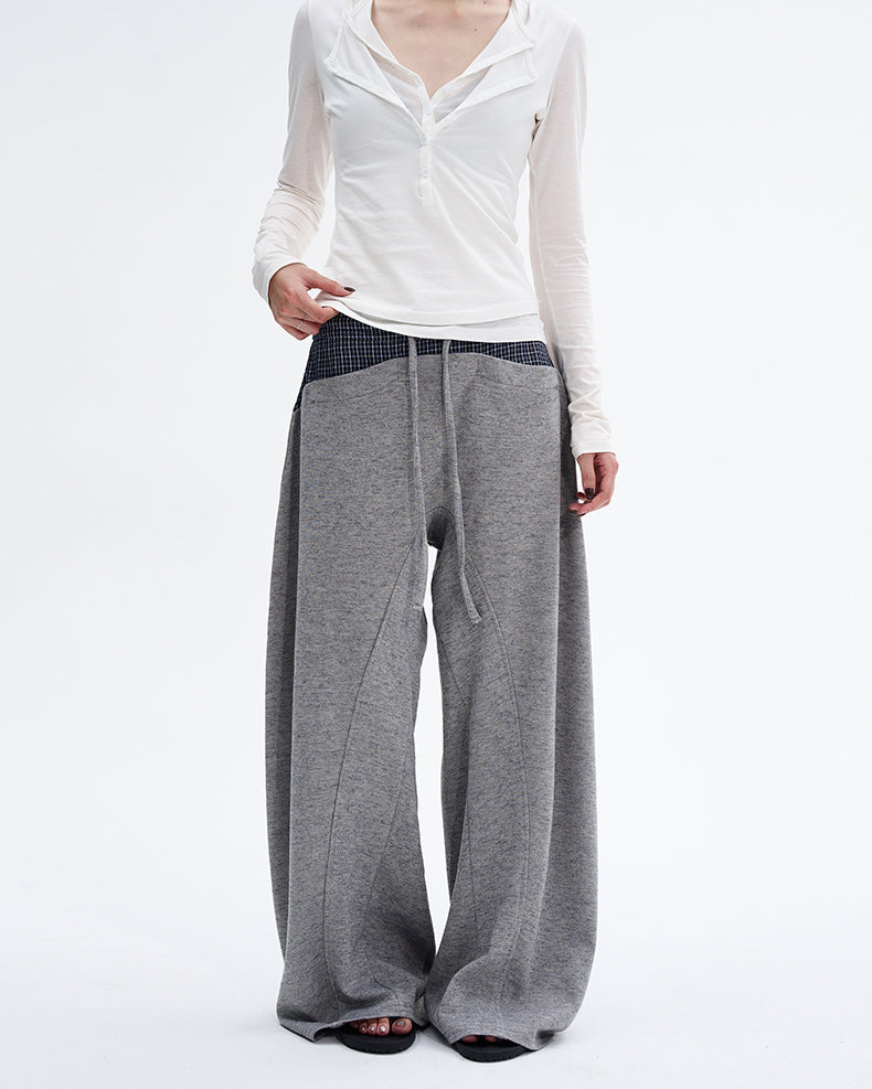 MADWITCH PATCH PLAID PANTS #C963