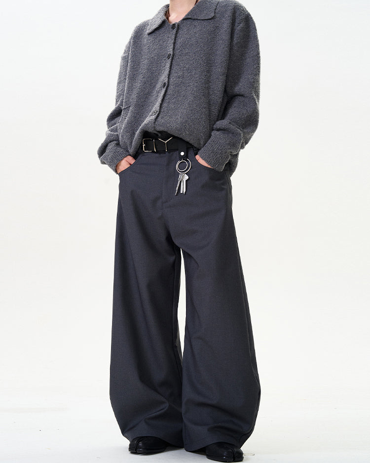 MADWITCH BLADE-CUT RELAXED TROUSERS #NR7182