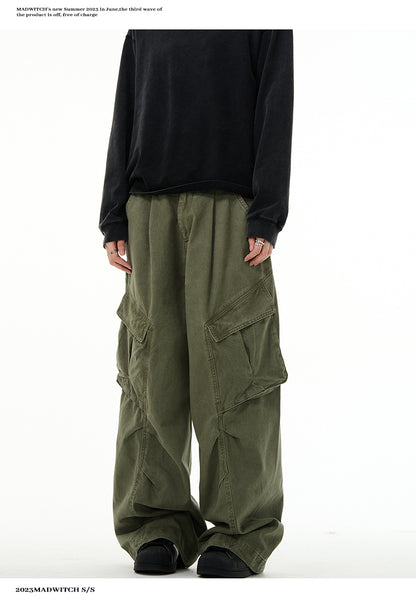 MADWITCH WIDE LEG CASUAL PANTS #KJ6282