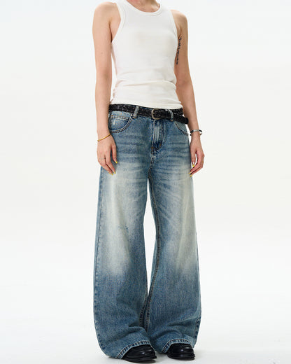 MADWITCH LOOSE WASHED JEANS #CK9375