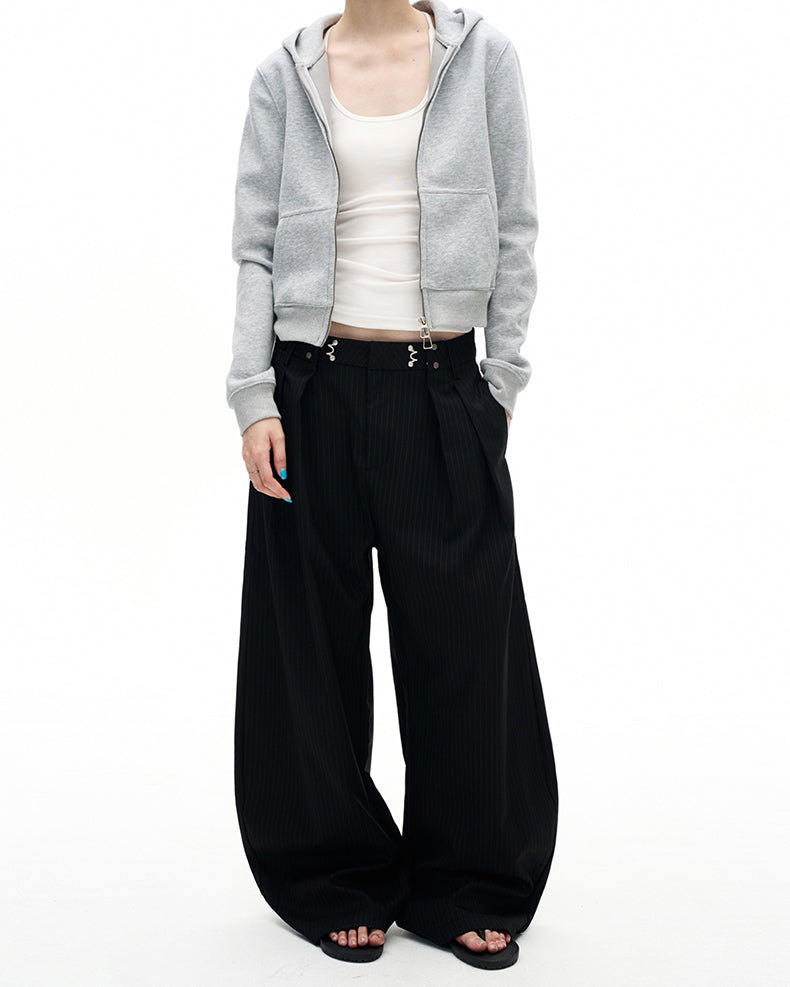 MADWITCH VINTAGE STRIPED WIDE PANTS #CK6857