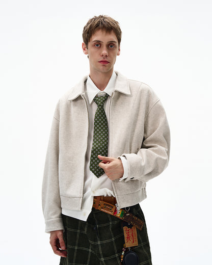 MADWITCH UNISEX MINIMALIST CROPPED JACKET #6276