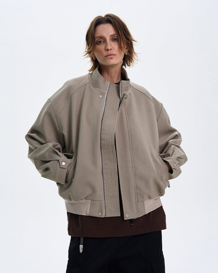 MADWITCH LOOSE STAND COLLAR JACKET #246006