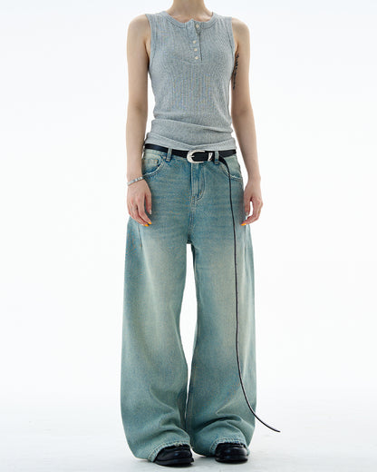 MADWITCH DISTRESSED STRAIGHT DENIM #CK9651