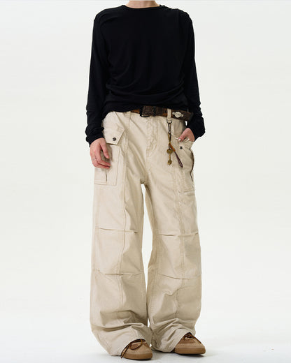 MADWITCH STRAIGHT-LEG CARGO PANTS #F9028