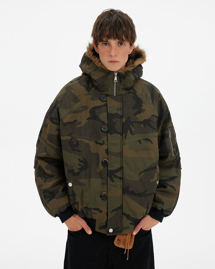 MADWITCH CAMO STREET PARKA JACKET #M1053