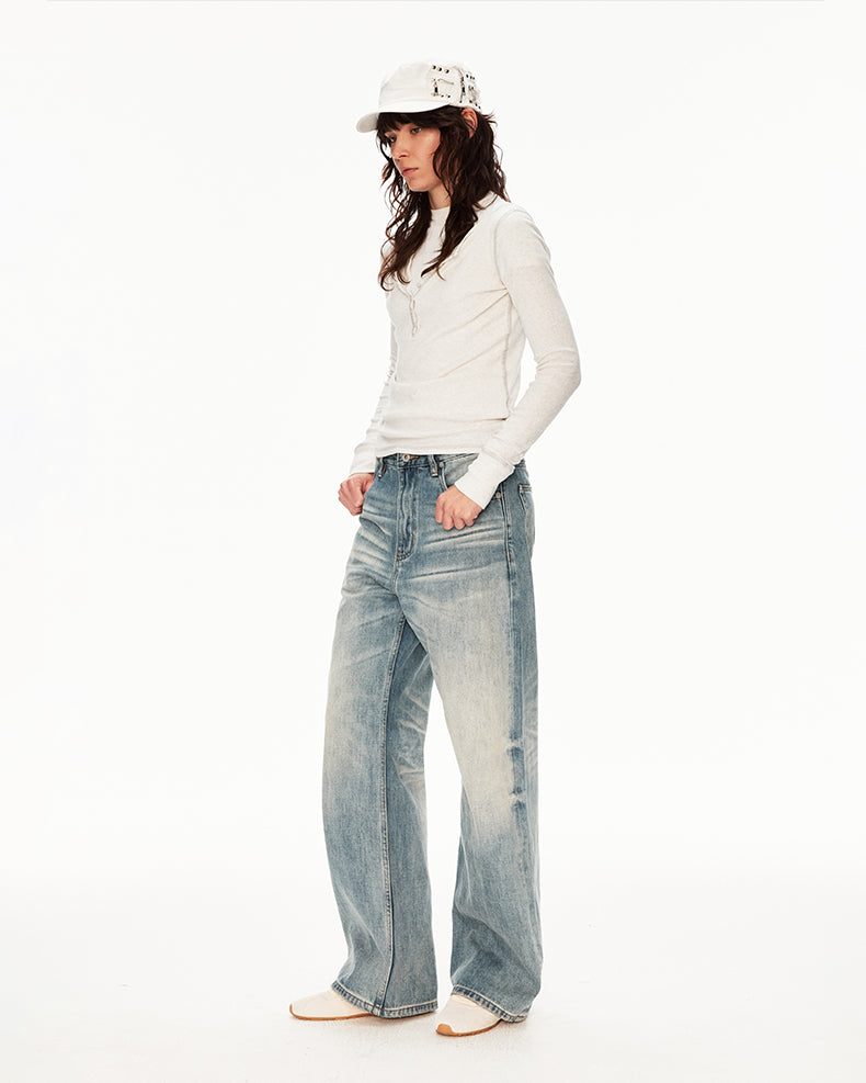 MADWIT VINTAGE WASHED JEANS #GP9768