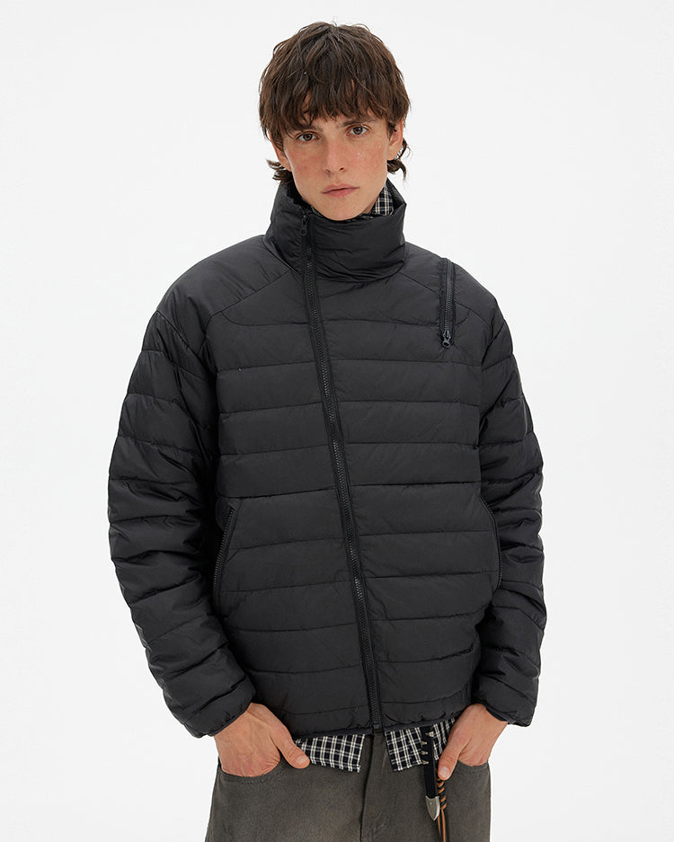 MADWITCH MINIMALIST ZIP PUFFER JACKET #BM313