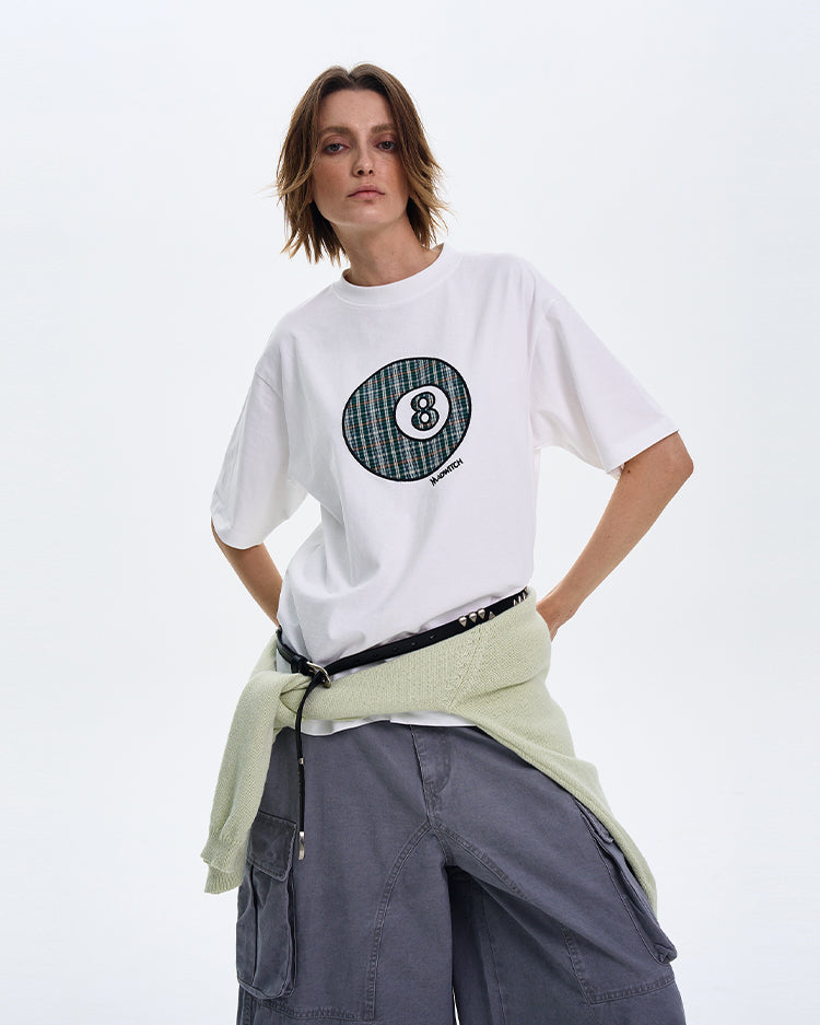 MADWITCH VINTAGE PRINT T-SHIRT #MD4111