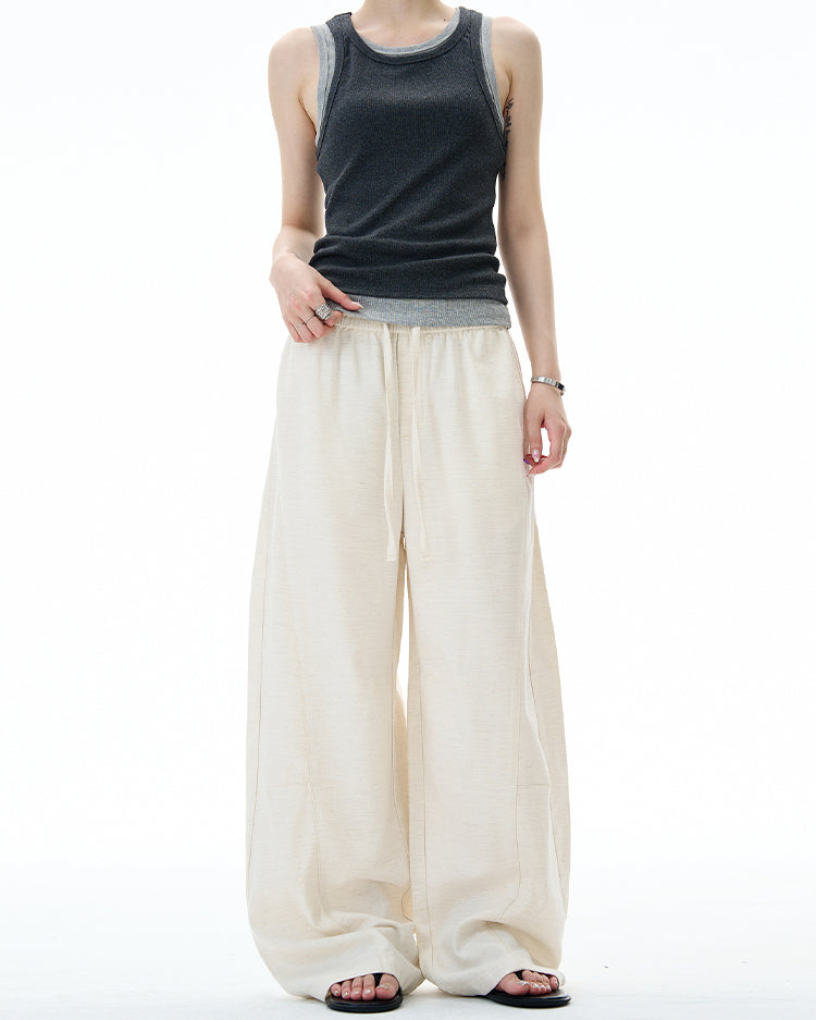 MADWITCH MINIMALIST WIDE LEG PANTS #DS2512