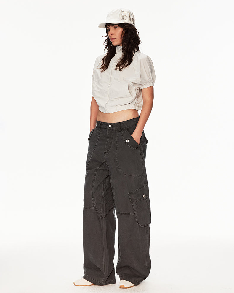 MADWIT DECONSTRUCTED UTILITY PANTS #CK6955
