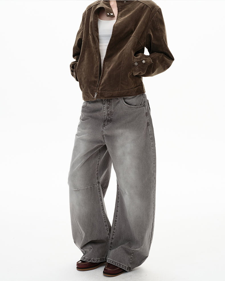 MADWITCH VINTAGE SLUNG JEANS #F9058