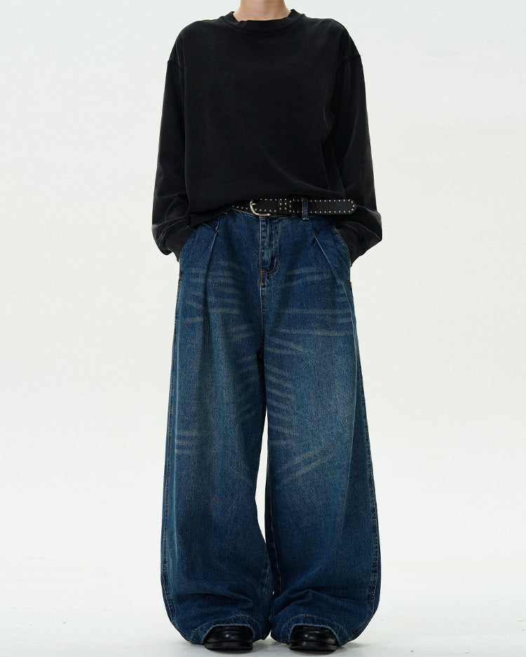 MADWITCH VINTAGE LOOSE-FIT JEANS #NB97