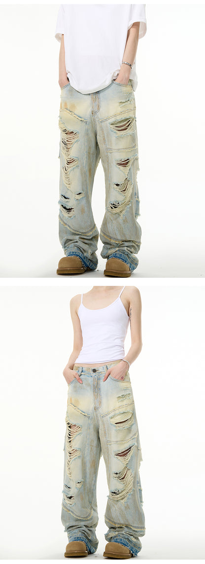 MADWITCH DISTRESSED JEANS #FX021