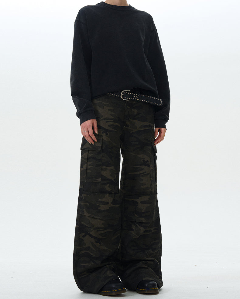 MADWITCH AMERICAN-STYLE CAMO CARGO PANTS #G1050