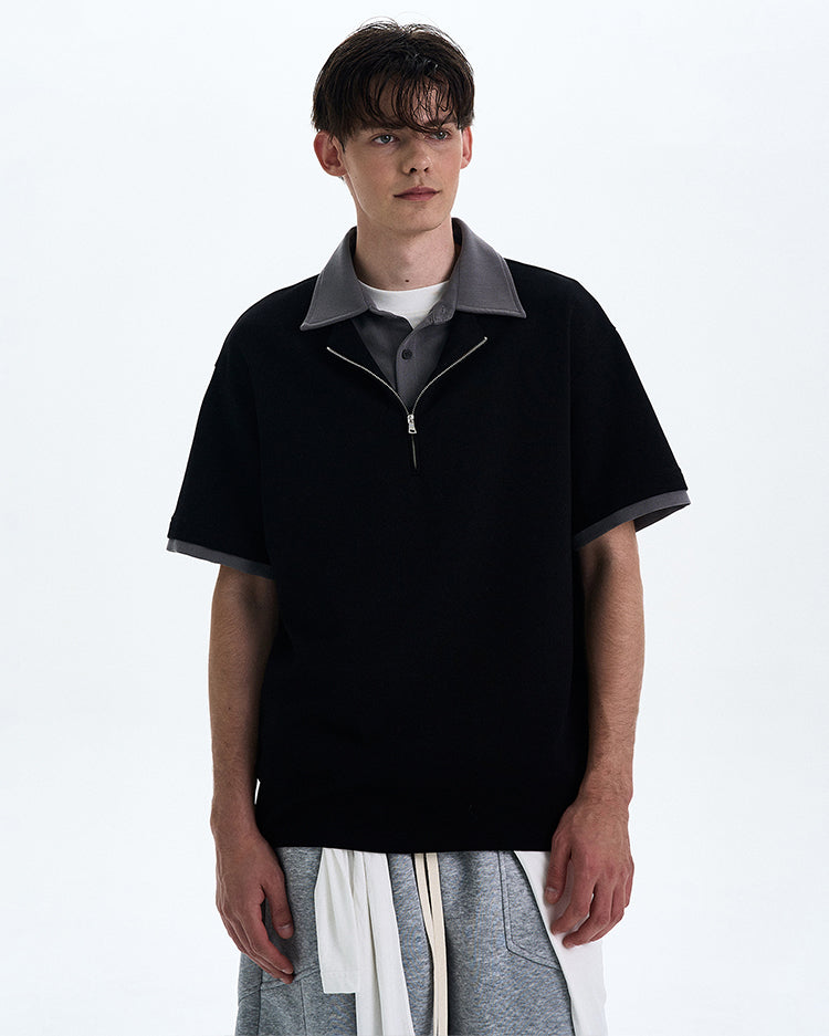MADWITCH DOUBLE LAYERED T-SHIRT #C1766C25