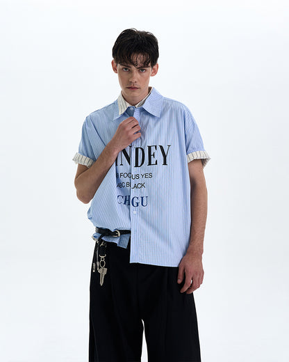 MADWITCH PRINTED SHORT SLEEVED SHIRT #L802