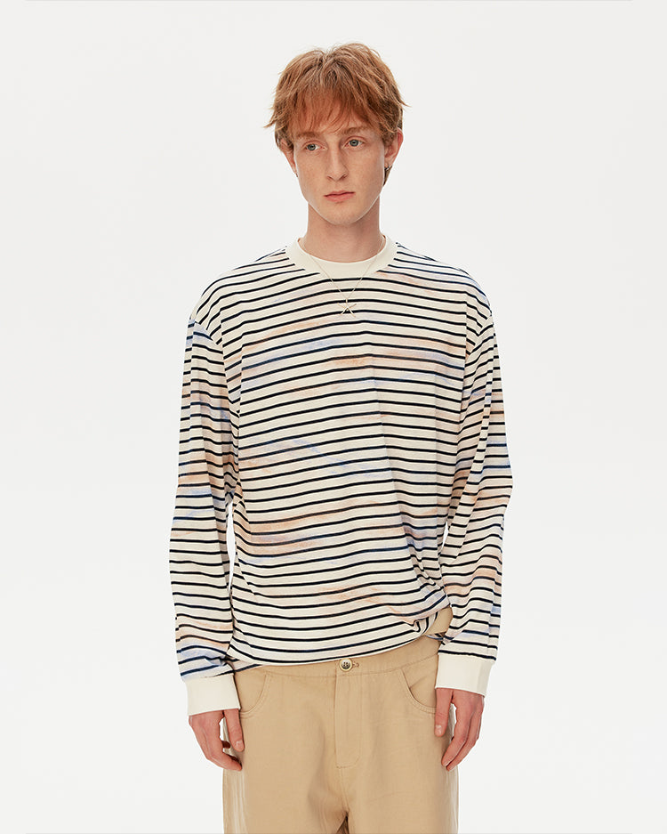 MADWITCH STRIPE LONG SLEEVE TEE #26009