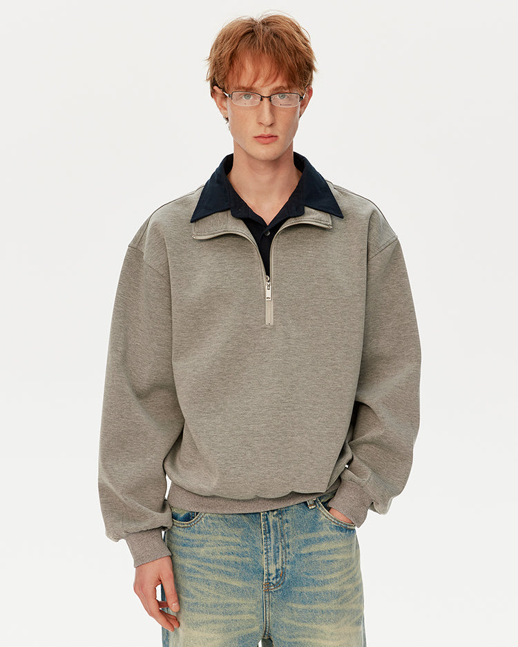 MADWITCH DOUBLE COLLAR SWEATSHIRT #WY730