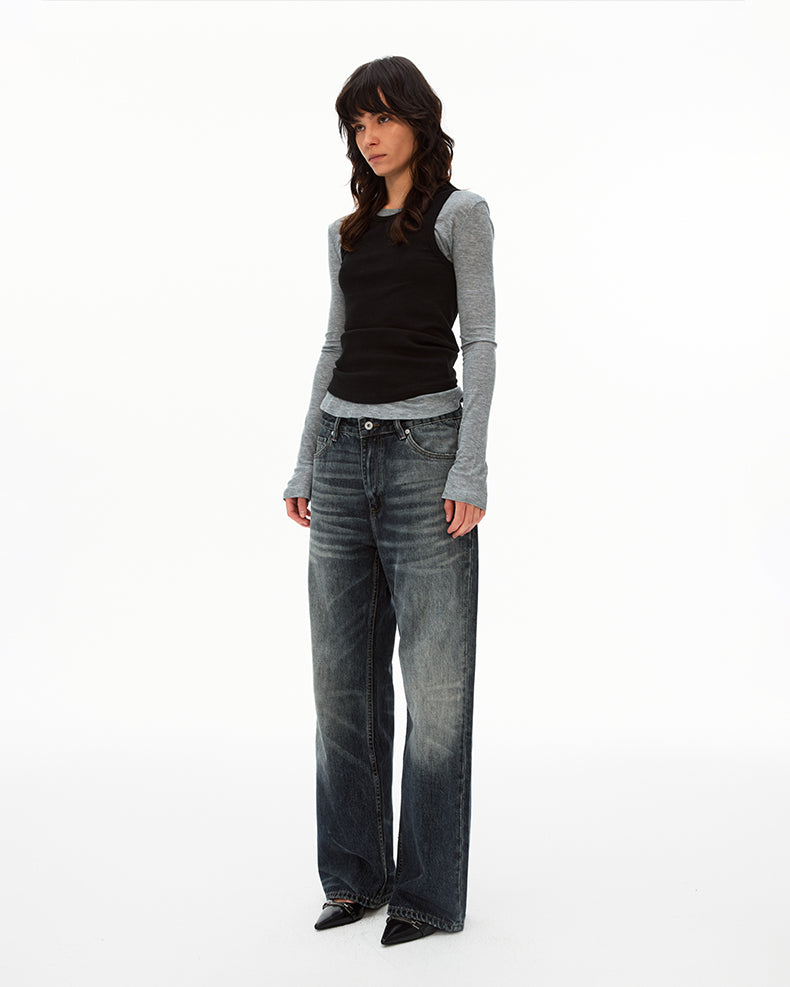 MADWIT RELAXED STRAIGHT PANTS #GP5586